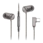 SoundMAGIC - E11D In Ear Isolating USB-C Earphones with Mic - Silver