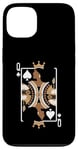 Coque pour iPhone 13 Black History Month - Carte de la Reine Spade Africaine Noire - Fille Afro