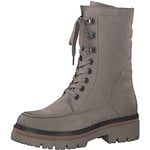 MARCO TOZZI Femme 2-26211-41 349 Bottes à Lacets, Taupe Nubuck, 42 EU