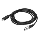 USB till XLR Honkontakt Mikrofonkabel Plug and Play Mikrofonanslutningskabel 3m / 9,8ft