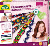 Lena-42686 Kit de Bricolage Bracelets d'amitié avec du Fil en 6 Couleurs et de Nombreuses Perles à Enfiler, Ensemble de nouage pour Enfants à partir de 6 Ans, avec Instructions, 42686, Multicolore, 3