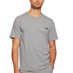 BOSS Mix and Match T-shirt With Logo Grå bomull Medium Herr