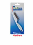 Medisure Metal Nit Hair Comb With Handle Medium Size Remove Head Lice And Eggs