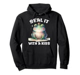 Carnival Costume SEAL IT WITH A KISS Frog King Pullover Hoodie