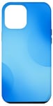 iPhone 12 Pro Max Minimalist Blue Style Simple Design Case