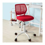 Chaise de Bureau Ergonomique Fauteuil Pivotant pour Ordinateur FST64-R Sobuy