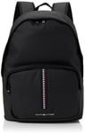 Tommy Hilfiger Sac à Dos Homme Dome Backpack avec Compartiment pour Ordinateur Portable, Noir (Black), Taille Unique