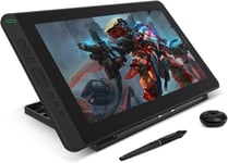 Kamvas 13 Tablette Graphique avec écran Compatible Android, Fonction d'inclinaison de ± 60 ° Stylet sans Batterie, 8 Touches de Raccourci, Supréglable - 13.3 Pouces (Noir)