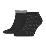 Calvin Klein Strumpor 2P Eduardo All Over Sneaker Sock Svart Strl 43/46 Herr