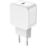 Chargeur maison BigBen Connected Power Delivery pour téléphone mobile 20 W Blanc