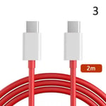 Original OnePlus 8tpro Warp Charge Type-C Dash-kabel 2M