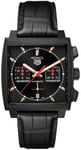 TAG Heuer CBL2180.FC6497 Monaco Dark Lord Musta/Nahka