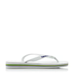 Havaianas Womens Ladies - Brasil Classic Logo Flip Flop - White - Size EU 35