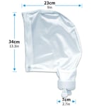 Sac filtrant à fermeture éclair pour nettoyeur de piscine, accessoire polyvalent de remplacement, pour Polaris 280 480 K13 K16 34x23x7CM