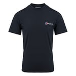 Berghaus Men's Organic Front & Back Classic Logo T-Shirt, Black, 3XL