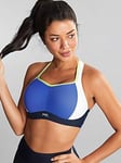 Panache Sport Sports Wired Sports Bra - Blue, Blue, Size 32J, Women