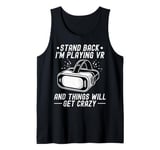 Virtual Reality Athlete Funny VR Gamer Console Headset Tank Top