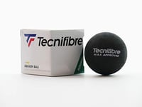 TECNIFIBRE BALLE SQUASH UNISEXE - 1 BALL SQUASH DOUBLE YELLOW DOT