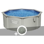 Kit piscine acier ronde Bestway Hydrium 3,60 x 1,20 cm + 10 kg de zéolite