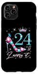 iPhone 11 Pro 24 & Loving it 24th Birthday 24 Years Old Woman Queen Bday Case