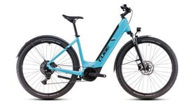 Vtc electrique cube nuride hybrid performance 500 allroad easy entry shimano cues 9v 500 wh 29   bleu swimming pool 2025