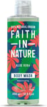 Faith In Nature Natural Aloe Vera Body Wash, Rejuvenating, Vegan and Cruelty