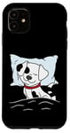 Coque pour iPhone 11 Pyjama animaux endormis mignon chien endormi