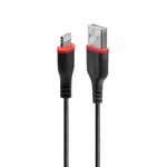 LINDY 0.5m Reinforced USB Type A to Lightning CHARGE & SYNC Cable