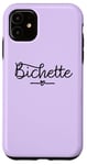 Coque pour iPhone 11 Bichette surnom cadeau fille femme couple Saint-Valentin