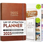 Law of Attraction Planner 2025 - Weekly and Monthly Planner, 12 Month Journey to Increase Productivity | Life Organizer, Gratitude Journal, Hourly Planner | Vision Board, Gift Box & Planner Stickers