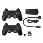 64G-Console de jeu rétro compatible HDMI, clé de jeu vidéo, plus de 10000 jeux vidéo, équipée de l's, atari