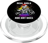 Motocross, Supercross Women Real Girls Ride Dirt Bikes PopSockets PopGrip for MagSafe