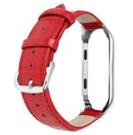 Xiaomi Mi Band 4 PU Leather Strap Red