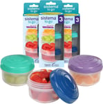 Sistema Snack Pots Mini Bites TO GO | 130 ml | Stackable 9 x 130 