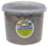 Supa Goldfish Flake Fish Food 3 Litre, Complete Diet For All Varieties Of Cold Water Aquarium Fish, Nutritious Fish Food,