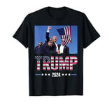 Donald Trump 2024 Survived Shot assassination attempt T-Shirt