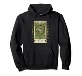 The World Fun Frog Graphic Tarot Card Style, Cool Frog Pullover Hoodie