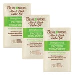 Creme Of Nature Aloe & Black Castor Oil Protein Treatment 1.5 Oz - 3 PACK