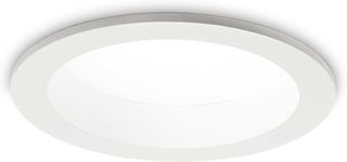 Basic Wide, Indbygningslampe, 30W, LED, 2900 lumen/3000 kelvin, aluminium, metal, Ø183xH80mm