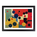 The Astonishing Modern Abstract Art H1022 Framed Print for Living Room Bedroom Home Office Décor, Wall Art Picture Ready to Hang, Black A4 Frame (34 x 25 cm)