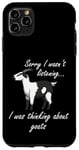 Coque pour iPhone 11 Pro Max Thinking About Goats Hilarous Farm Animal