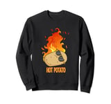 Hot Potato, Funny Potato Lovers Costumes Potato Sweatshirt