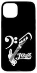 Coque pour iPhone 15 Plus Guitare basse Jazz Musicien