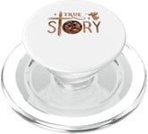 True Story Crèche de Noël Jésus Chrétien Hommes Femmes Enfants PopSockets PopGrip pour MagSafe