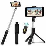 Selfie Stick Extendable Bluetooth Selfie Stick Tripod With Detachable Wireless