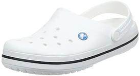 Crocs Crocband Mixte Sabots, White, 43/44 EU