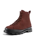 Camper Women's Brutus K400737 Ankle Boot, Burgundy, 7 UK