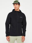 Columbia Men's Tech Softshell Hoodie - Black, Black, Size M, Men