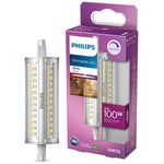 Philips - ampoule led Crayon R7S 100W Blanc Neutre, Compatible Variateur, Verre