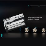 Portable Battery Charger Mobile Power Bank Box Left And Right Hand Use For 20700